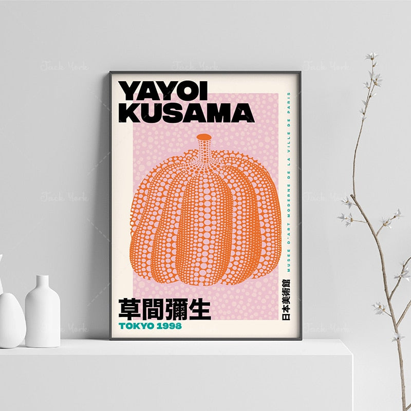 Yayoi Kusama Pumpkin Art Print